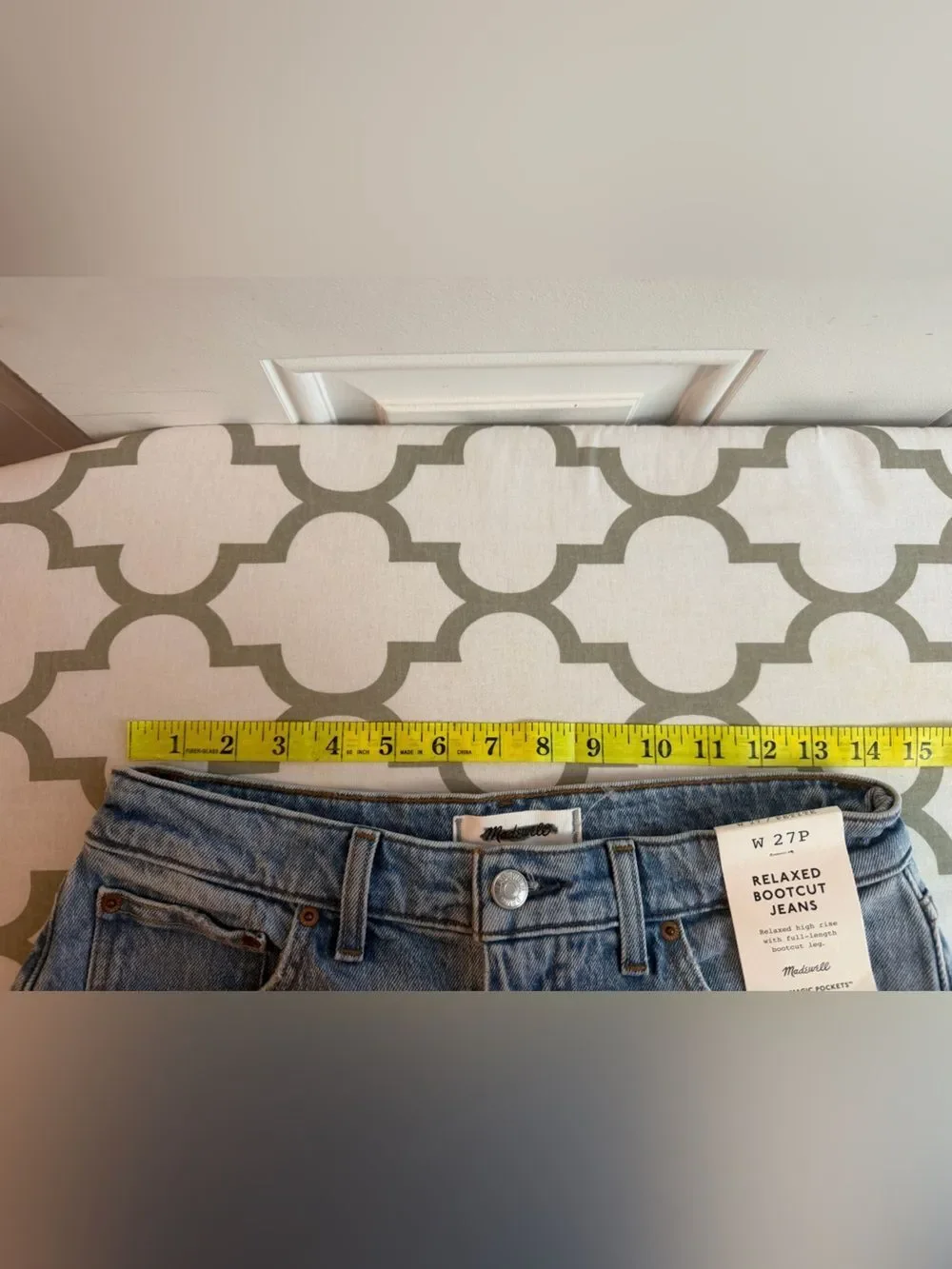 Madewell The Petite Relaxed Bootcut Jean NWT Size P27